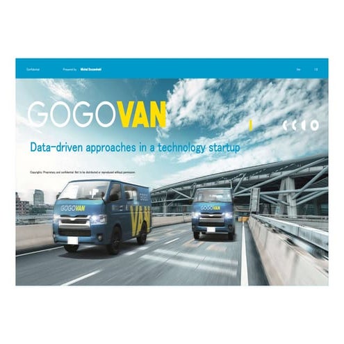 Data driven approaches in a technology startup