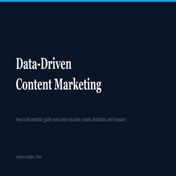 The Data-Driven Marketing Playbook.pptx . | PPTX