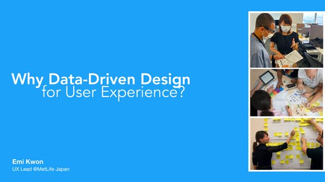 Data-Driven Design for User Experience 