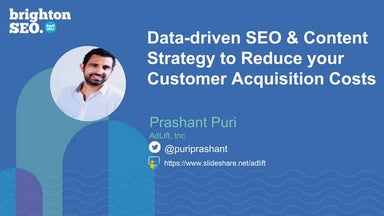 Data-driven SEO & content strategy to reduce your customer acquisition costs