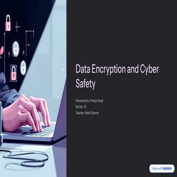 Encryption in information security ppt slideshare.pptx