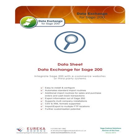 Data exchange-for-sage-200-data-sheet