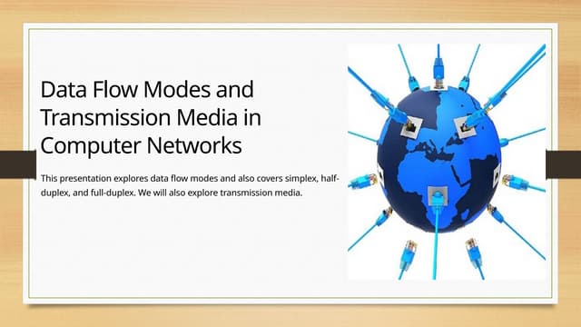 Transmission Modes in Computer Networks | PPT