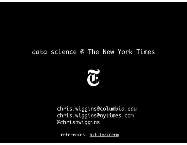 data history / data science @ NYT