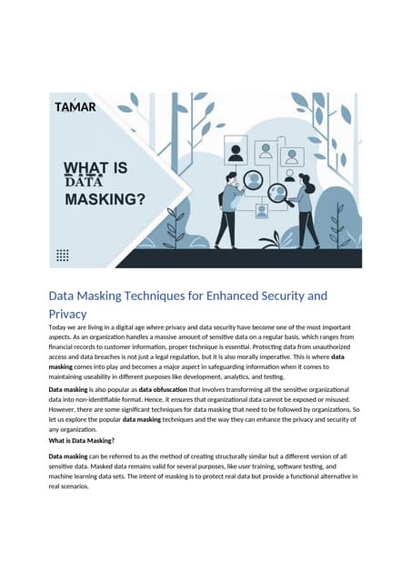 Data-Masking-Techniques-for-Enhanced-Security-and-Privacy.ppt
