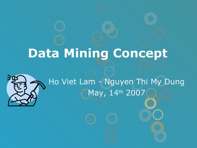 Data Mining Concepts