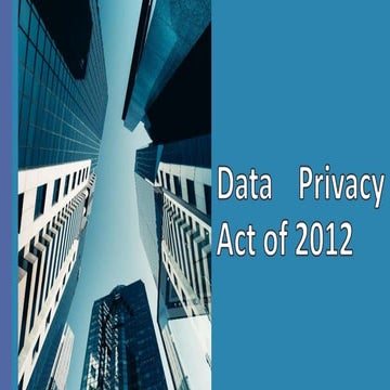 Data aCT PRIVACY/................................................