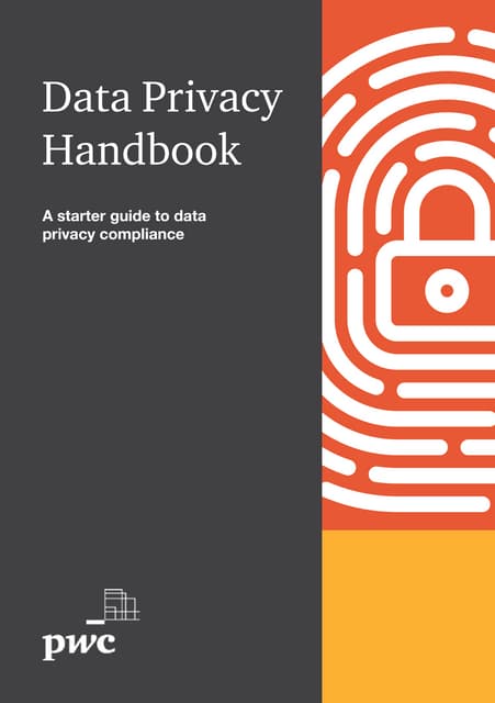 data privacy handbook: A starter guide to data privacy compliance