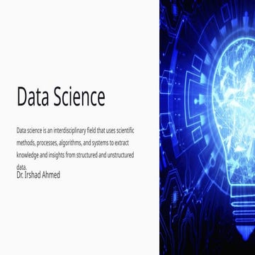 Basic concept of Data-Science and its Applications