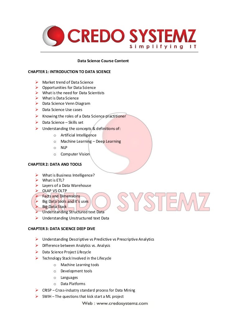 big data training course