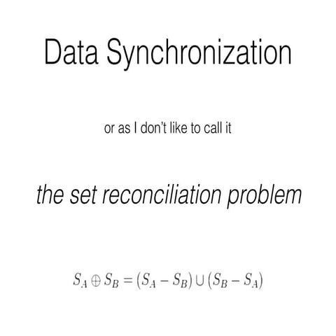 Data synchronization