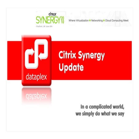 Citrix synergy updates 2010