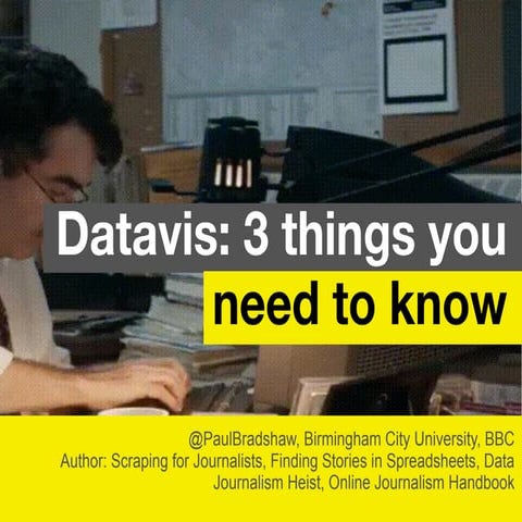 Datavis: 3 things you need to know (Data4Good 2018)