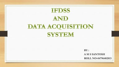 Data acquisition system