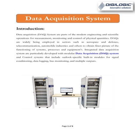 Data Acquisition System from Digilogic System