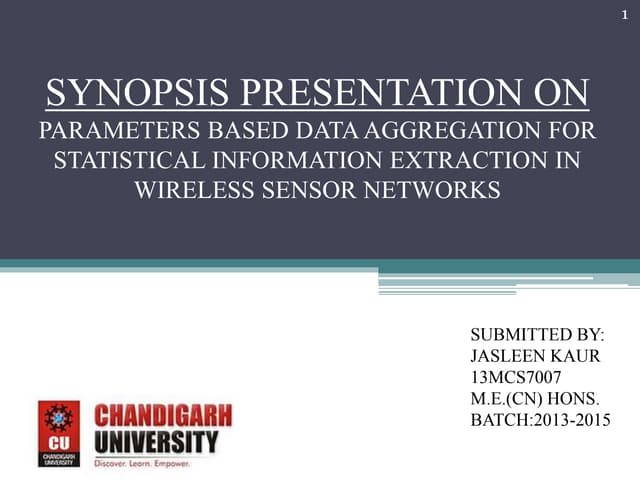 Data aggregation in wireless sensor networks