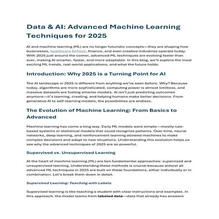 Data & AIdvanced Machine Learning Techniques for 2025.pdf