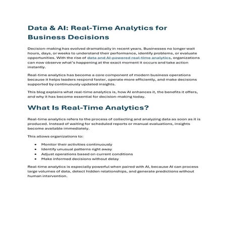 Data & AI Real-Time Analytics for Business Decisions.pdf