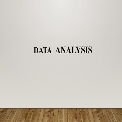 Data_analysis Ppt Lecture Notes for Students