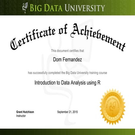 Data Analysis Using R