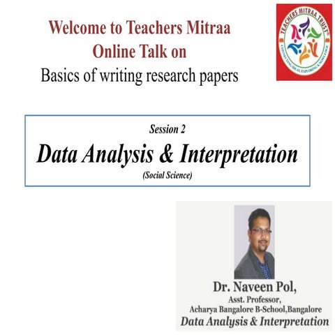 Data analysis and interpretation | PPTX