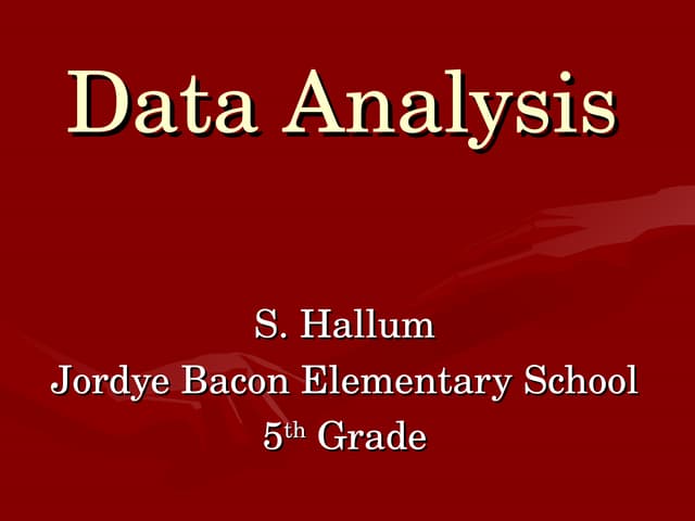 Data Analysis Powerpoint Ppt Data Analysis Powerpoint Ppt