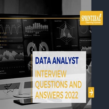 Data Analyst Interview Questions And Answers 2022