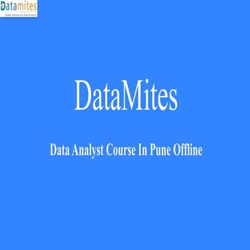 Data  Analyst  Course  In  Pune  Offline