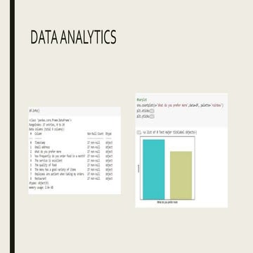 Data analytics | PPTX