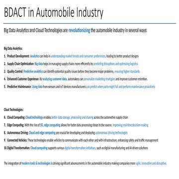 Data Analytics and Big Data for brief understanding