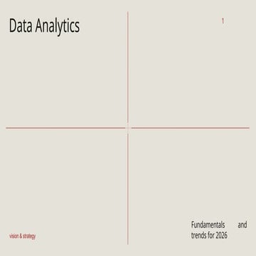 Introduction & Overviewto Data Analytics | PPTX