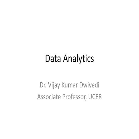 Data Analytics-Unit 1 , this Is ppt for student help