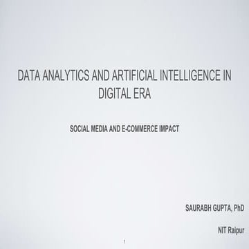 Data analytics and artificial intelligence in digital era