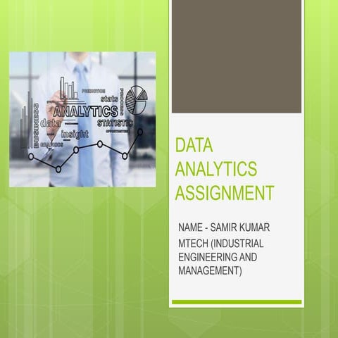 data analytics assignment example