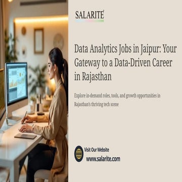 Data Analytics Jobs in Jaipur Your Gateway to a Data-Driven Career in Rajasth...