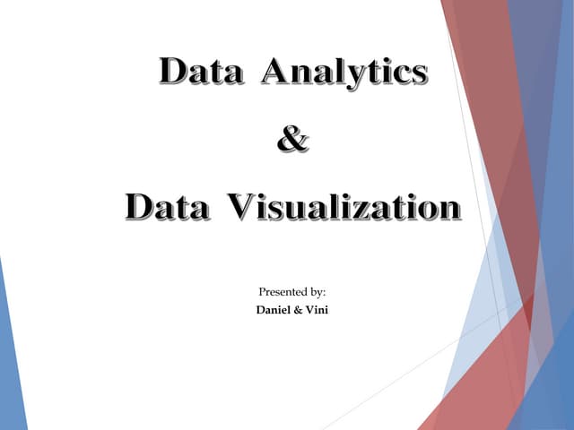 Data analytics and visualization