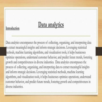 Data analytics course in chandigarh, mohali