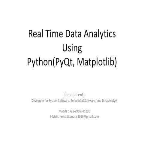 Data Analytics -  Real Time Trending