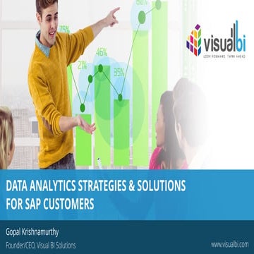 Data Analytics Strategies & Solutions for SAP customers