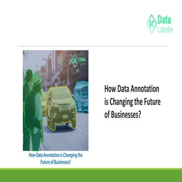 How Data Annotation is Changing the Future of Businesses?