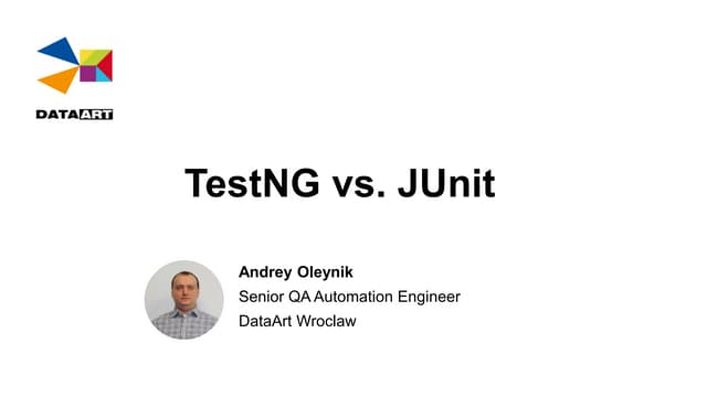 IT Talk TestNG 6 vs JUnit 4