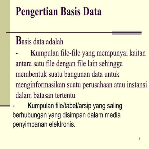 Database