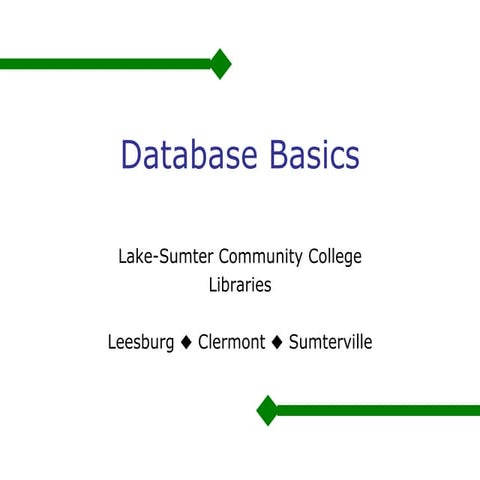 Database Basics2