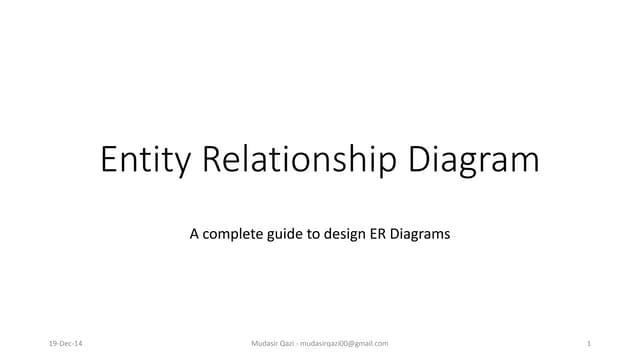Database - Entity Relationship Diagram (ERD)