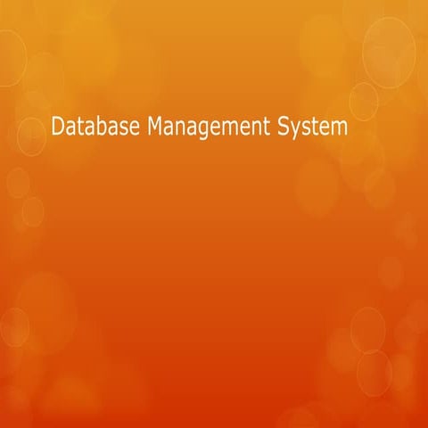 Database-Management-System Informasai manajemen | PPT