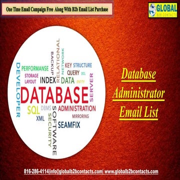 Database administrator email list