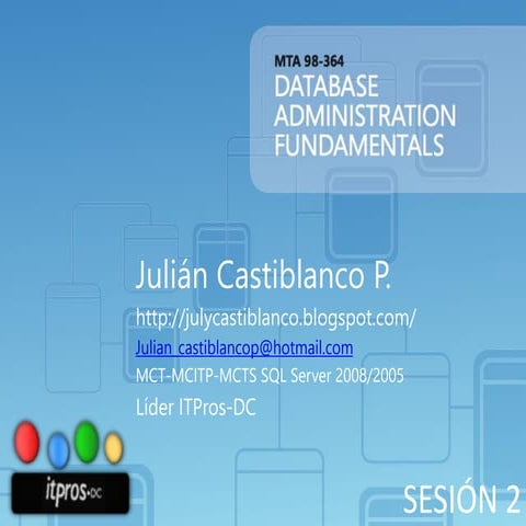 Database admonfundamental itprosdc_chapter2