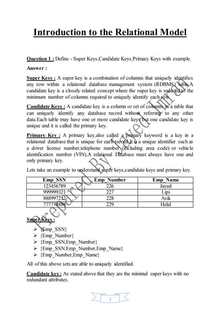 Database Assignment
