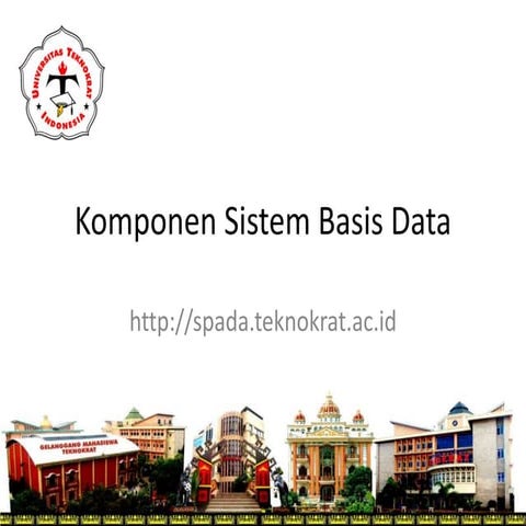 Komponen sistem database