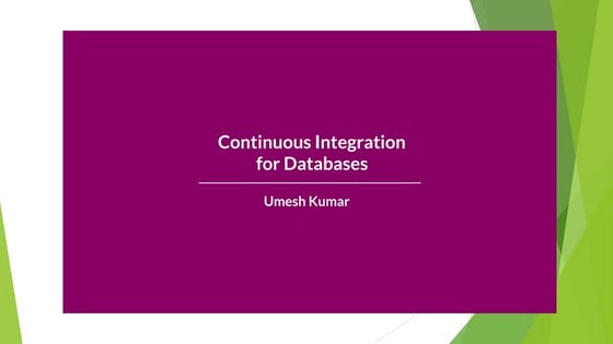 Database CI  Demo Using Sql Server
